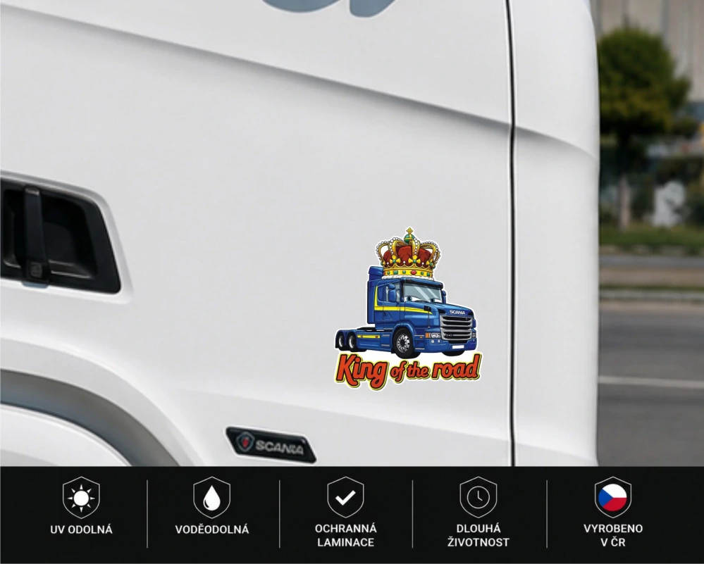 Samolepka SCANIA King of the Road