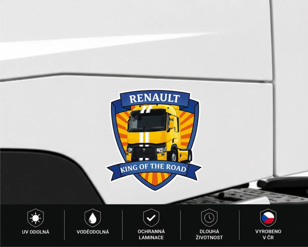 Samolepka RENAULT King of the Road