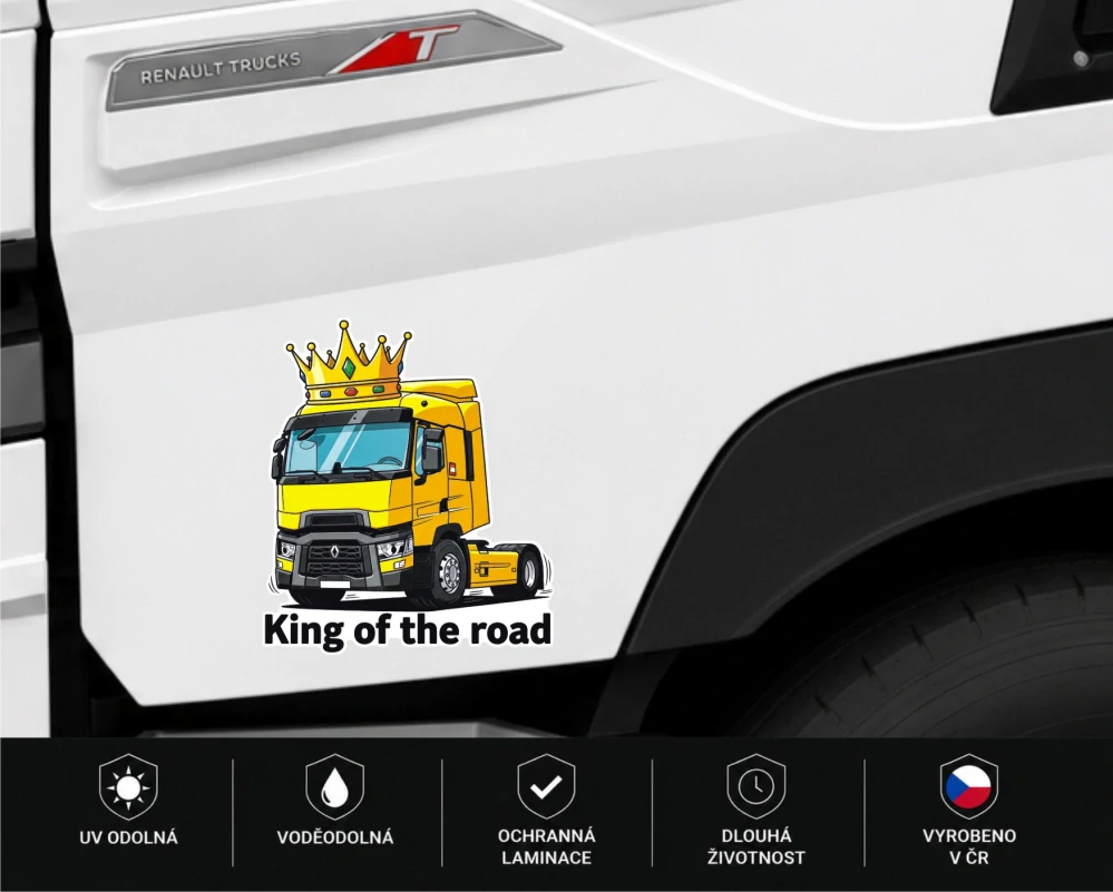 Samolepka Renault King of Road