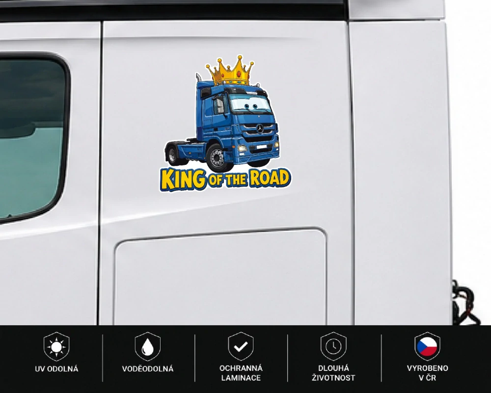 Samolepka Mercedes King of the Road
