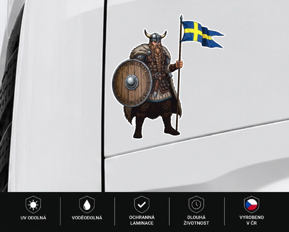 Viking Sweden samolepka