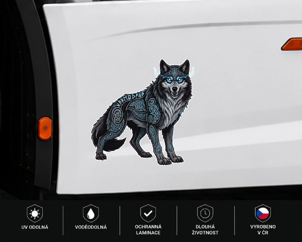 samolepka Fenrir Wolf