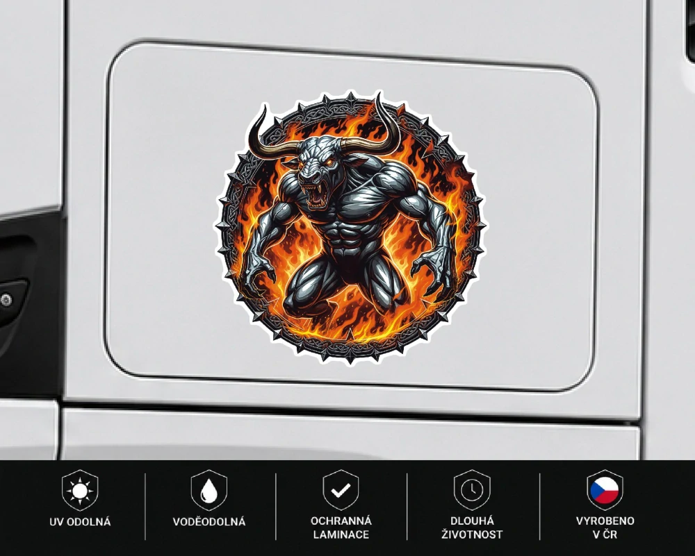 samolepka Fire Minotaur
