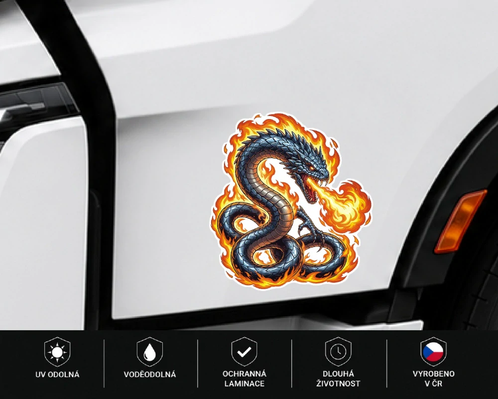 samolepka Fire Snake