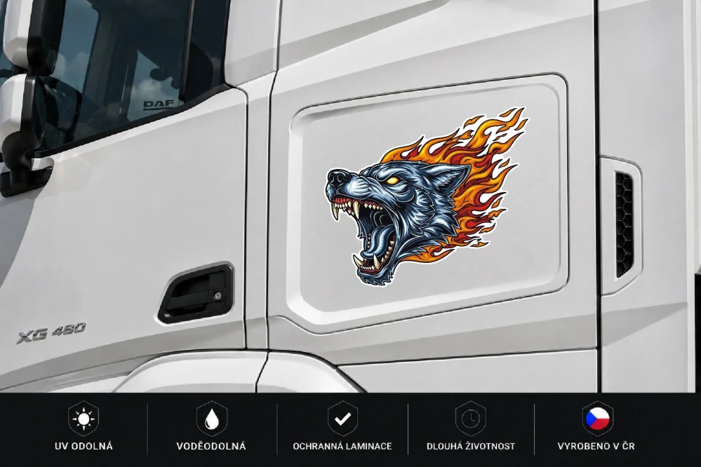 samolepka Infernal Wolf