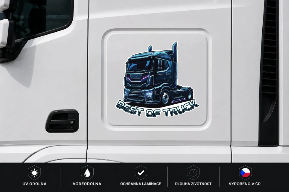 samolepka Best of Truck