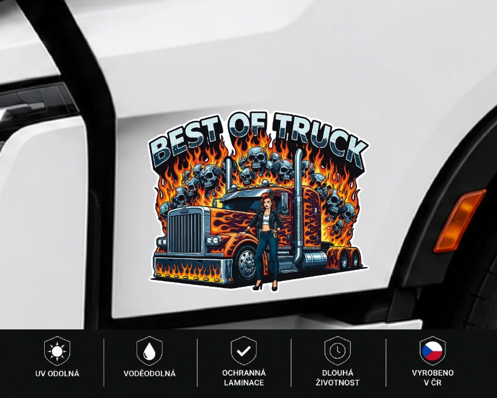 samolepka Best of Truck Hell Queen