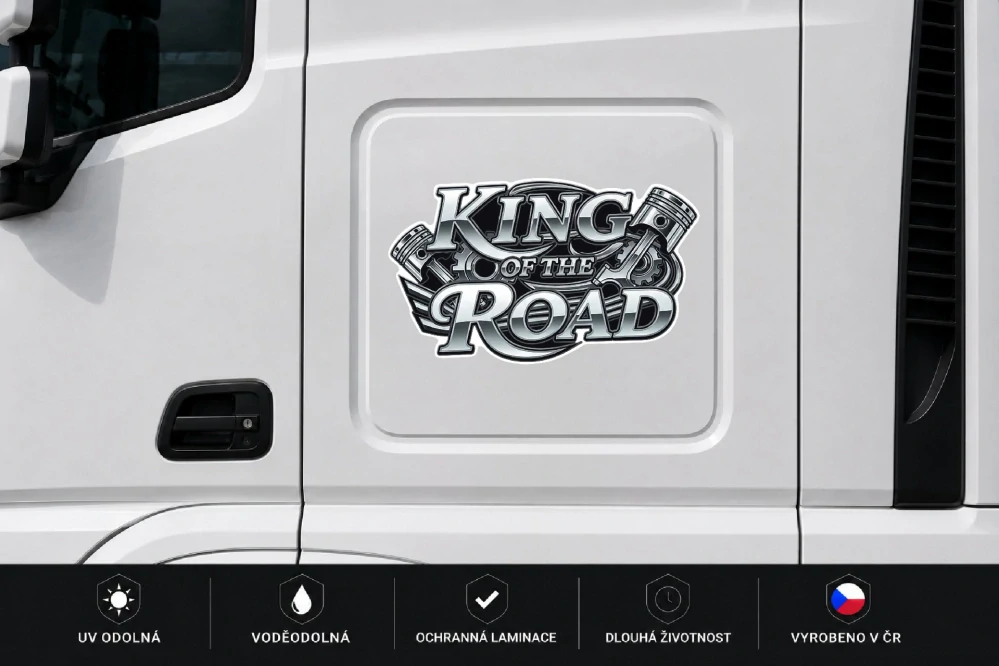samolepka King of the Road Engine