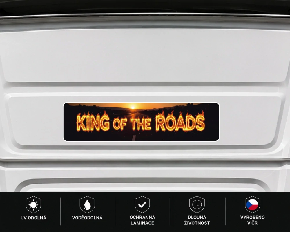 samolepka King of the Roads Fire