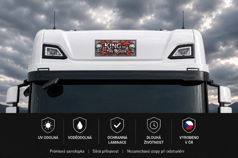 samolepka King of the Roads Skull