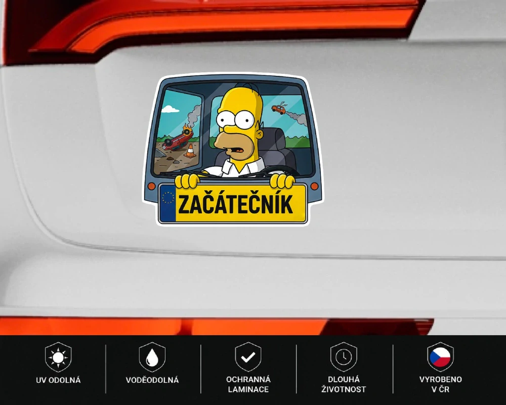 samolepka Začátečník