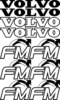 Samolepka na kamion Volvo VOLSET004