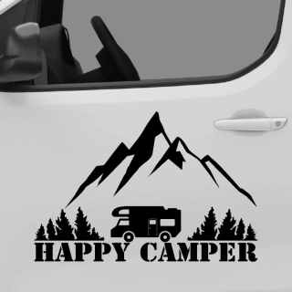 Samolepka camp motiv