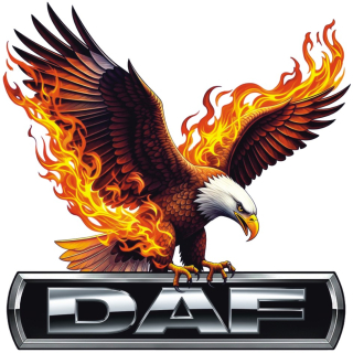 Samolepka DAF Fire Eagle