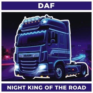 Samolepka DAF Night King of the Road