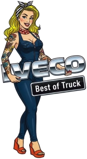Samolepka Iveco Best of Truck Pin-Up