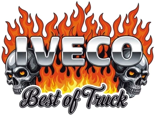 Samolepka Iveco Best of Truck – Skull Edition