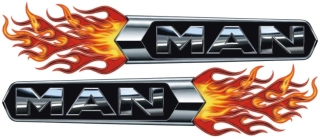 Samolepka MAN Fire Arrows sada 2ks