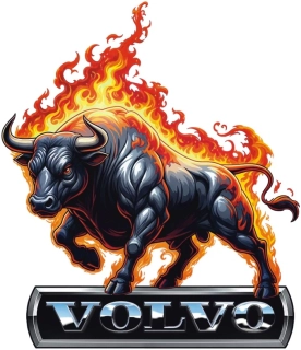 Samolepka VOLVO Fire Bull