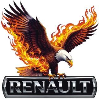 Samolepka RENAULT Fire Eagle Edition