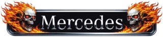 Samolepka Mercedes Hell Fire