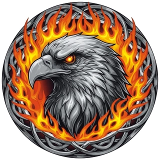 samolepka Fire Eagle