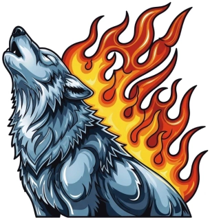 samolepka Spirit Wolf