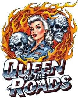 samolepka Queen of the Roads
