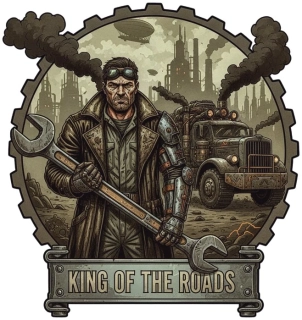 samolepka King of the Roads Wasteland