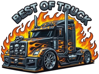 samolepka Best of Truck Hellfire
