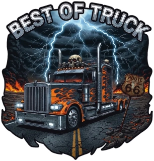 samolepka Best of Truck Route 66 Apocalypse
