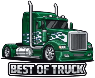 samolepka Best of Truck Green
