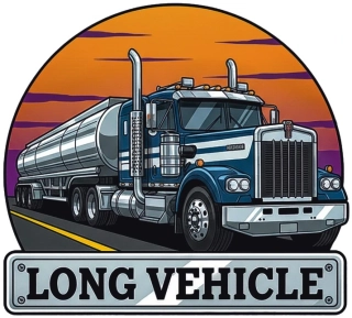 samolepka Long Vehicle Tanker