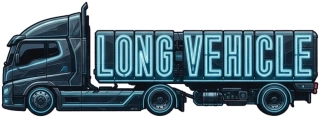 samolepka Long Vehicle Modern Truck