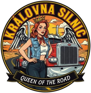samolepka Queen of the Road
